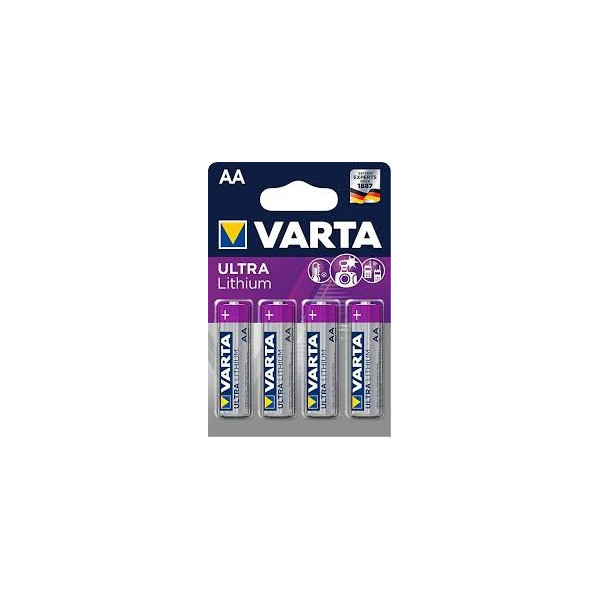 4 Piles VARTA AA Ultra Lithium