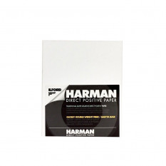 ILFORD HARMAN DIRECT POSITIVE PAPER 8x10 25 FEUILLES GLOSSY