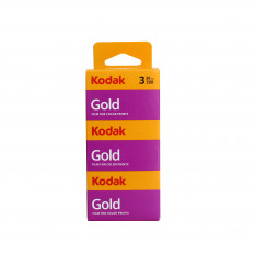 Pellicule Kodak Gold 200 35mm - Boite de 3 Pellicules
