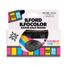 Ilford Ilfocolor Rapid Half-Frame Disposable Camera – 54 Exposures - Expired